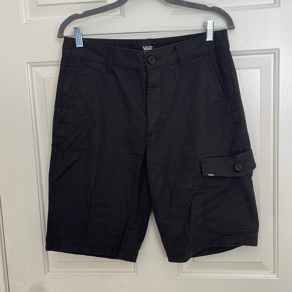 Vans Black Cargo Shorts